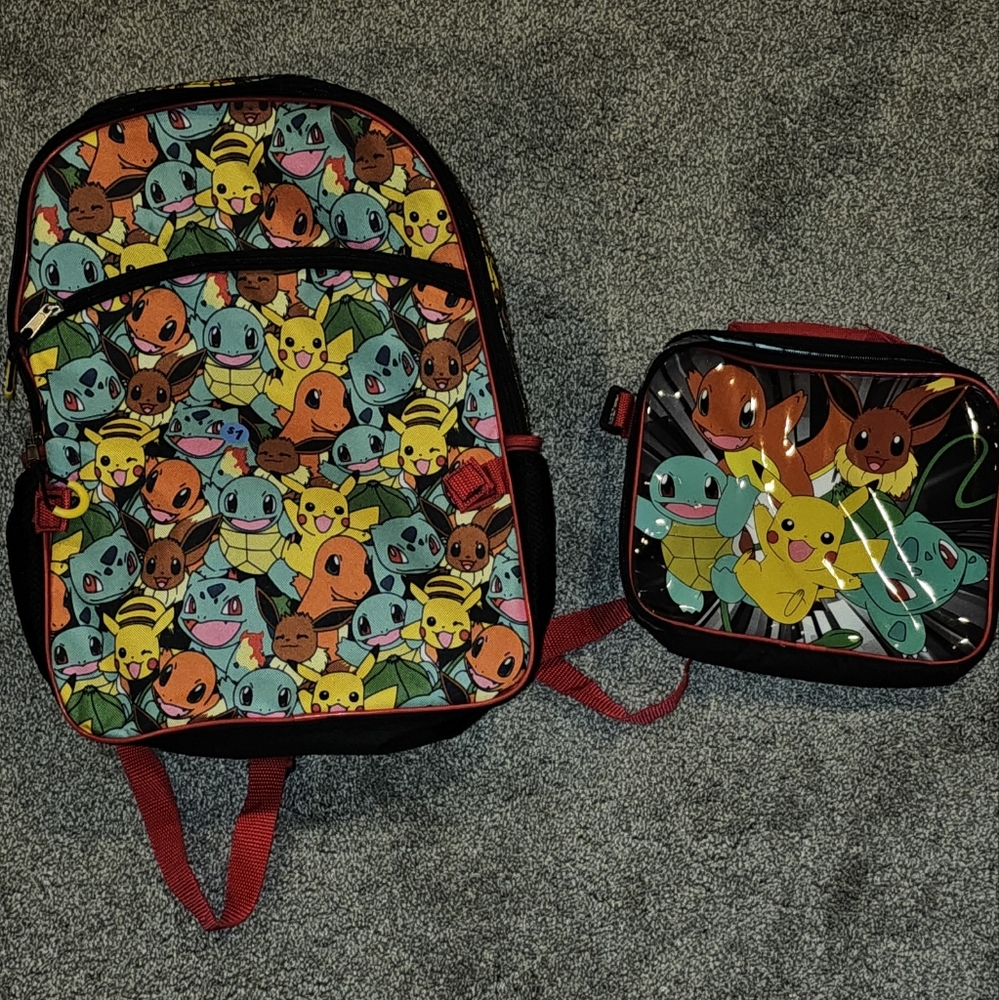Pokémon Backpack and Lunch Bag Fab NY